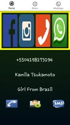 Brazilian Girl For Whatsapp android App screenshot 2